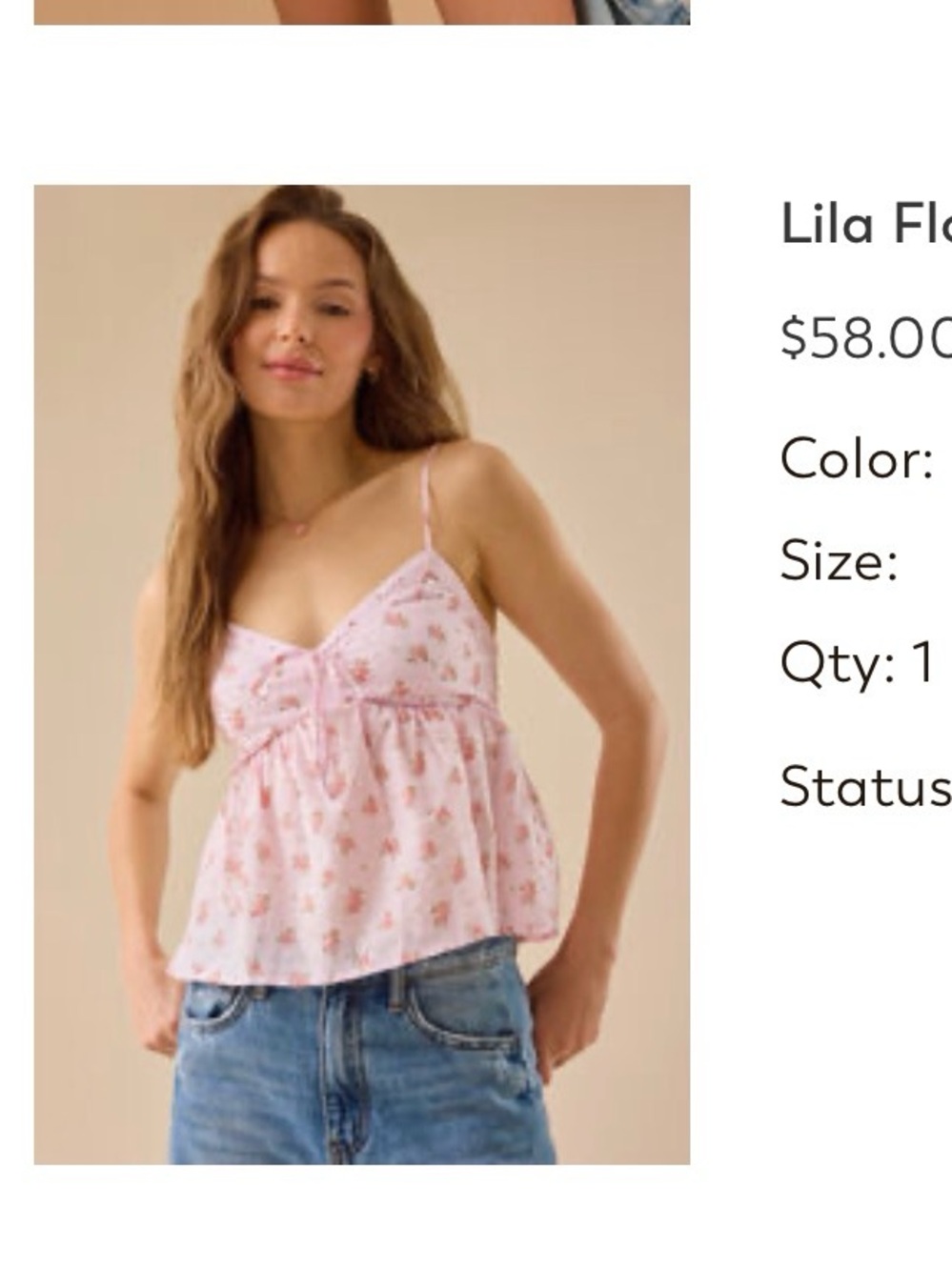 Altar’d State tops size small like new. Pink and pink floral - Picture 3 of 13